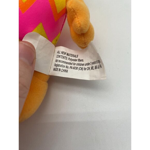 Small Easter Egg Garfield Plush With Suction Cup: Vintage Cartoon Cat - Picture 9 of 10